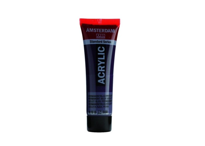Talens amsterdam ακρυλικό χρώμα 568 perm. blue violet 120ml