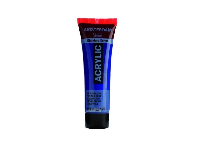 Talens amsterdam ακρυλικό χρώμα 570 phthalo blue 120ml