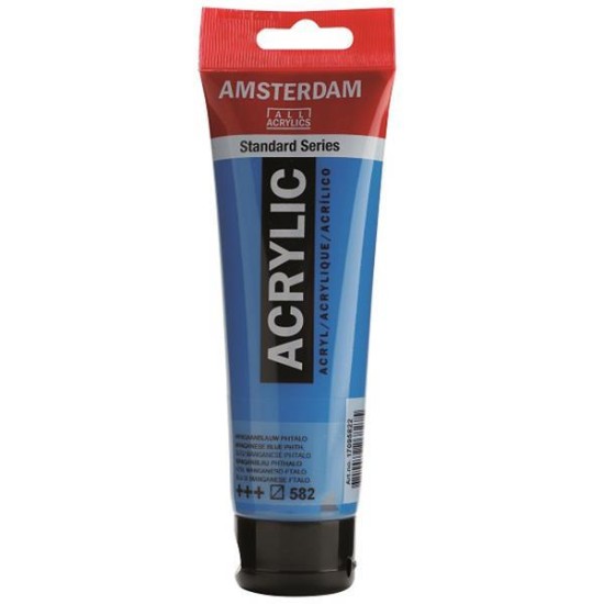 Talens amsterdam ακρυλικό χρώμα 582 mangan. bl. phthalo 120ml Talens amsterdam ακρυλικό χρώμα 582 mangan. bl. phthalo 120ml