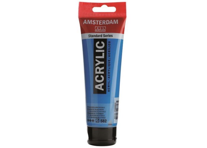 Talens amsterdam ακρυλικό χρώμα 582 mangan. bl. phthalo 120ml Talens amsterdam ακρυλικό χρώμα 582 mangan. bl. phthalo 120ml