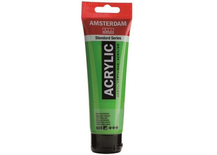 Talens amsterdam ακρυλικό χρώμα 605 brilliant green 120ml Talens amsterdam ακρυλικό χρώμα 605 brilliant green 120ml
