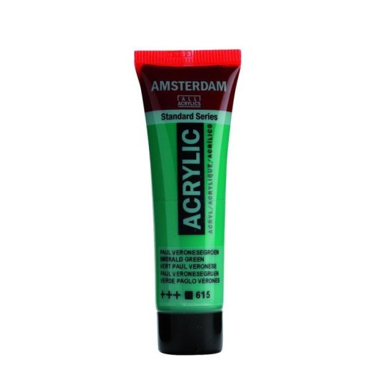 Talens amsterdam ακρυλικό χρώμα 615 emerald green 120ml Talens amsterdam ακρυλικό χρώμα 615 emerald green 120ml