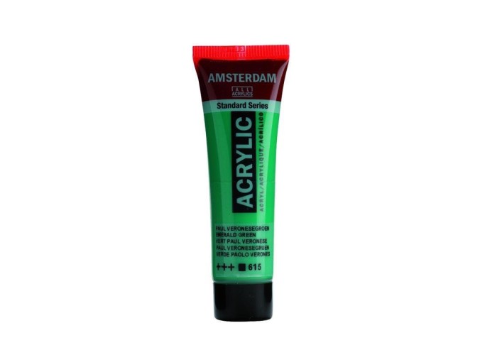 Talens amsterdam ακρυλικό χρώμα 615 emerald green 120ml Talens amsterdam ακρυλικό χρώμα 615 emerald green 120ml