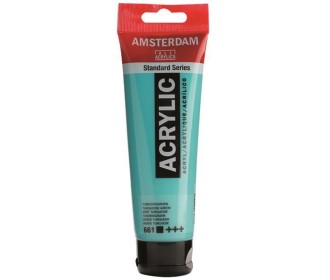 Talens amsterdam ακρυλικό χρώμα 661 turquoise green 120ml