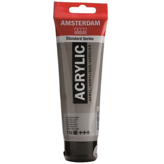 Talens amsterdam ακρυλικό χρώμα 710 neutral grey 120ml Talens amsterdam ακρυλικό χρώμα 710 neutral grey 120ml
