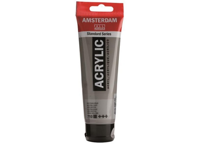 Talens amsterdam ακρυλικό χρώμα 710 neutral grey 120ml Talens amsterdam ακρυλικό χρώμα 710 neutral grey 120ml