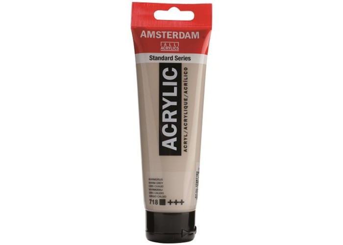 Talens amsterdam ακρυλικό χρώμα 718 warm grey 120ml Talens amsterdam ακρυλικό χρώμα 718 warm grey 120ml