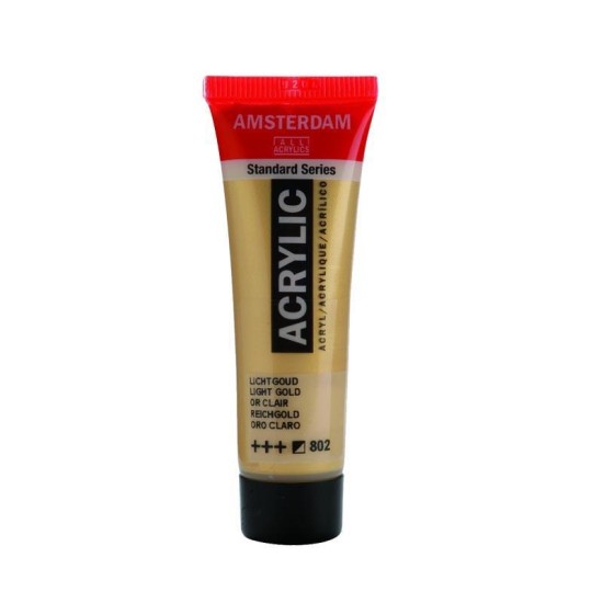 Talens amsterdam ακρυλικό χρώμα 802 light gold 120ml Talens amsterdam ακρυλικό χρώμα 802 light gold 120ml