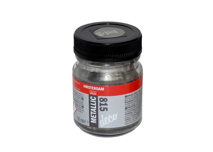 Talens amsterdam μεταλλικό χρώμα pewter 50ml (815)