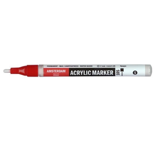 Talens amsterdam marker 105 titanium white small Talens amsterdam marker 105 titanium white small
