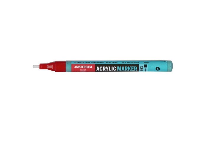 Talens amsterdam marker 661 turquoise green small