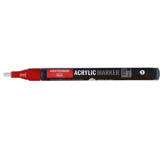 Talens amsterdam marker 735 oxide black small Talens amsterdam marker 735 oxide black small