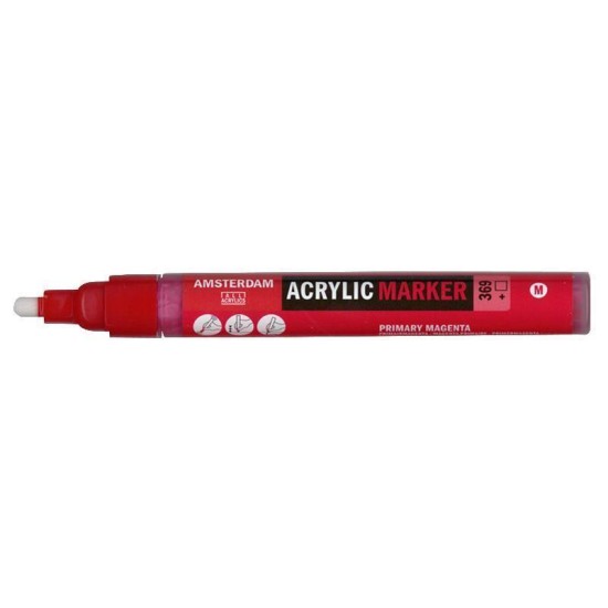 Talens amsterdam marker 369 prim. magenta medium Talens amsterdam marker 369 prim. magenta medium