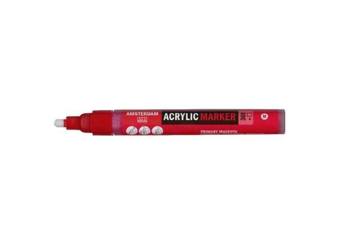 Talens amsterdam marker 369 prim. magenta medium Talens amsterdam marker 369 prim. magenta medium