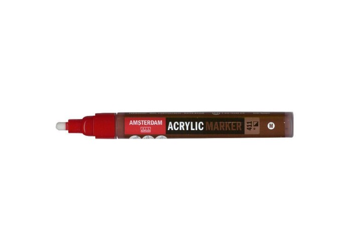 Talens amsterdam marker 411 burnt sienna medium