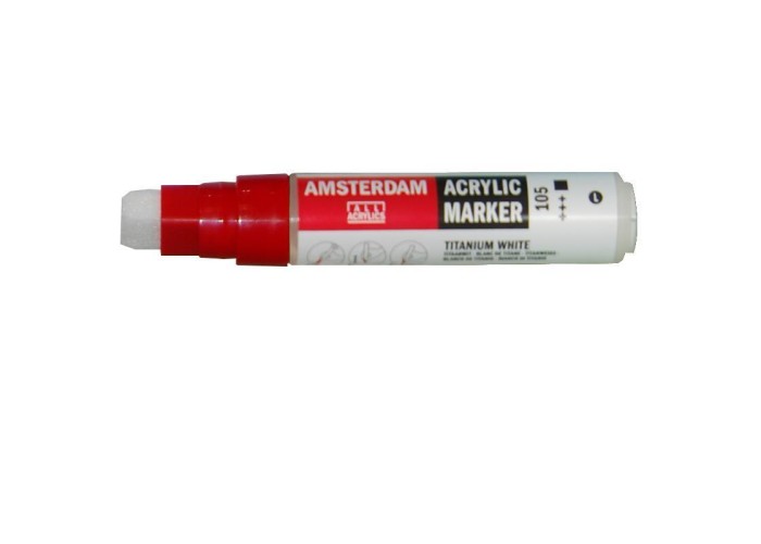 Talens amsterdam marker 105 titanium white large Talens amsterdam marker 105 titanium white large