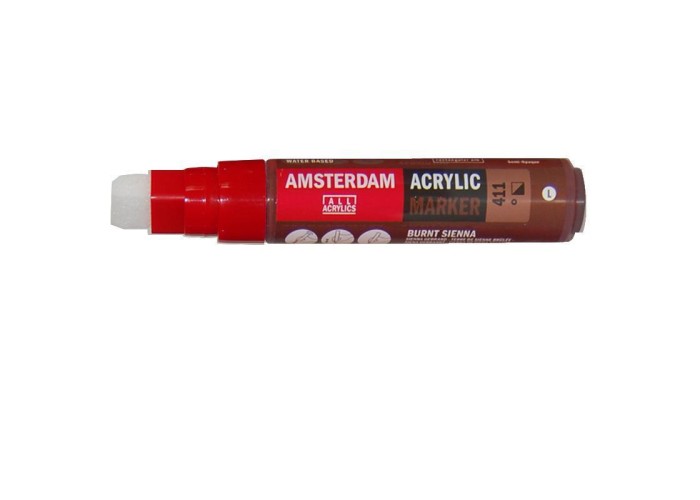 Talens amsterdam marker 411 burnt sienna large