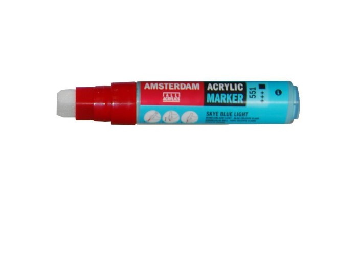 Talens amsterdam marker 551 sky blue l large