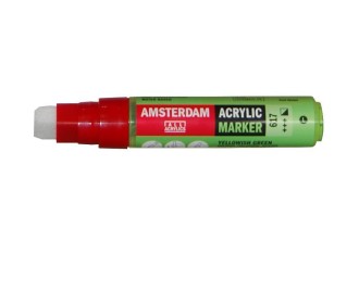 Talens amsterdam marker 617 yellowish green lagre