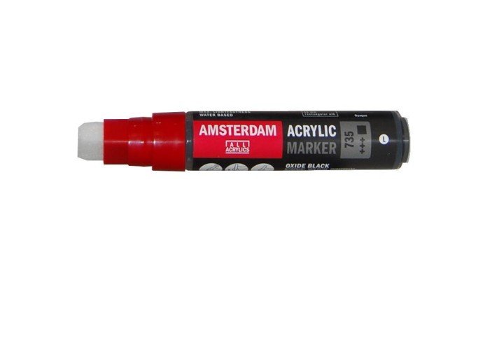 Talens amsterdam marker 735 oxide black large Talens amsterdam marker 735 oxide black large