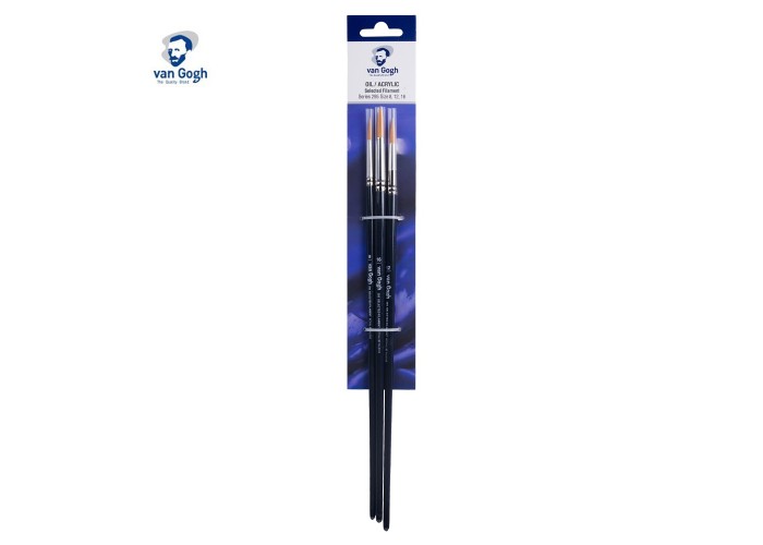 Talens van gogh σετ 3 πινέλα στρογγυλά Νο 8,12,16 Talens van gogh σετ 3 πινέλα στρογγυλά Νο 8,12,16