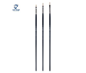 Talens van gogh σετ 3 πινέλα πλακέ φυσική τρίχα Νο 2,4,6 Talens van gogh σετ 3 πινέλα πλακέ φυσική τρίχα Νο 2,4,6