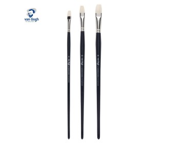 Talens van gogh σετ 3 πινέλα πλακέ φυσική τρίχα Νο 8,12,16 Talens van gogh σετ 3 πινέλα πλακέ φυσική τρίχα Νο 8,12,16