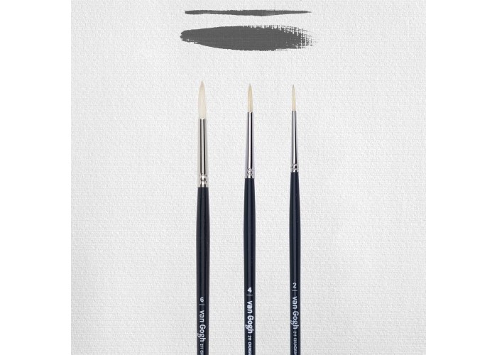 Talens van gogh σετ 3 πινέλα στρόγγυλα Νο 2,4,6 Talens van gogh σετ 3 πινέλα στρόγγυλα Νο 2,4,6