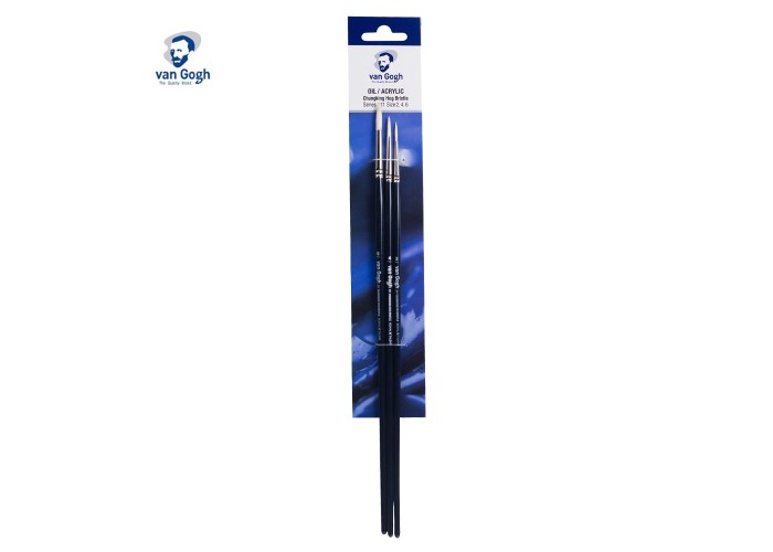 Talens van gogh σετ 3 πινέλα στρόγγυλα Νο 2,4,6 Talens van gogh σετ 3 πινέλα στρόγγυλα Νο 2,4,6