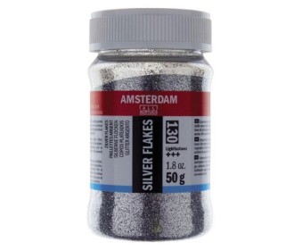 Talens amsterdam νιφάδες ασημί 50γρ. (130) Talens amsterdam νιφάδες ασημί 50γρ. (130)