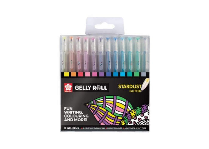 Stardust στυλό gel σετ 12τεμ.