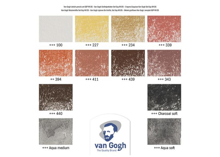 Talens Van Gogh sketch pencils-ξυλομπογιές 12χρωμάτων Talens Van Gogh sketch pencils-ξυλομπογιές 12χρωμάτων