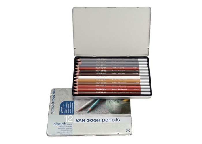 Talens Van Gogh sketch pencils-ξυλομπογιές 12χρωμάτων Talens Van Gogh sketch pencils-ξυλομπογιές 12χρωμάτων