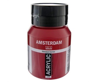 Talens amsterdam ακρυλικό χρώμα 318 carmine 500ml