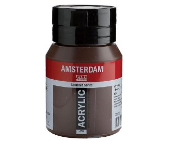 Talens amsterdam ακρυλικό χρώμα 409 burnt umber 500ml