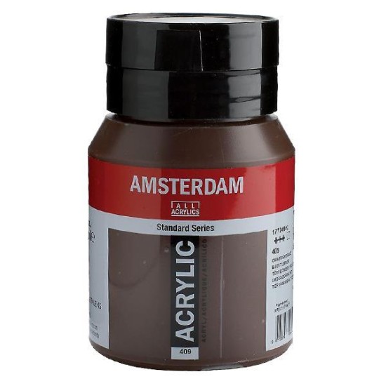 Talens amsterdam ακρυλικό χρώμα 409 burnt umber 500ml Talens amsterdam ακρυλικό χρώμα 409 burnt umber 500ml