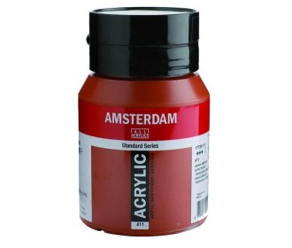 Talens amsterdam ακρυλικό χρώμα 411 burnt sienna 500ml