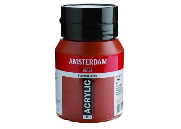 Talens amsterdam ακρυλικό χρώμα 411 burnt sienna 500ml