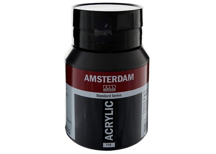 Talens amsterdam ακρυλικό χρώμα 735 oxide black 500ml Talens amsterdam ακρυλικό χρώμα 735 oxide black 500ml