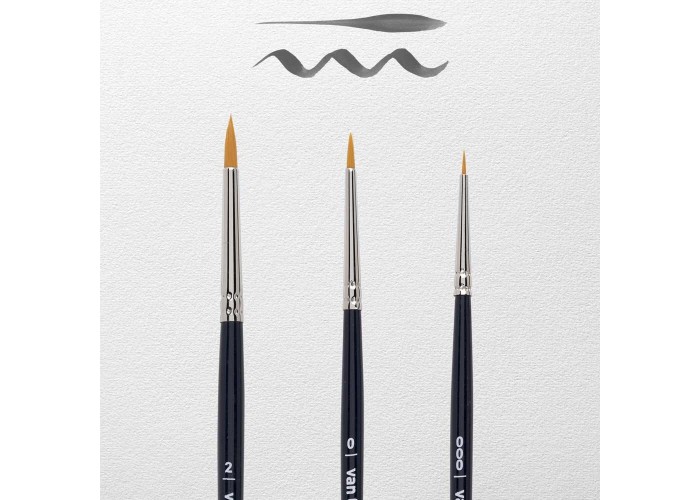 Talens van gogh σετ 3 πινέλα water colour Νο. 000,0,2 Talens van gogh σετ 3 πινέλα water colour Νο. 000,0,2