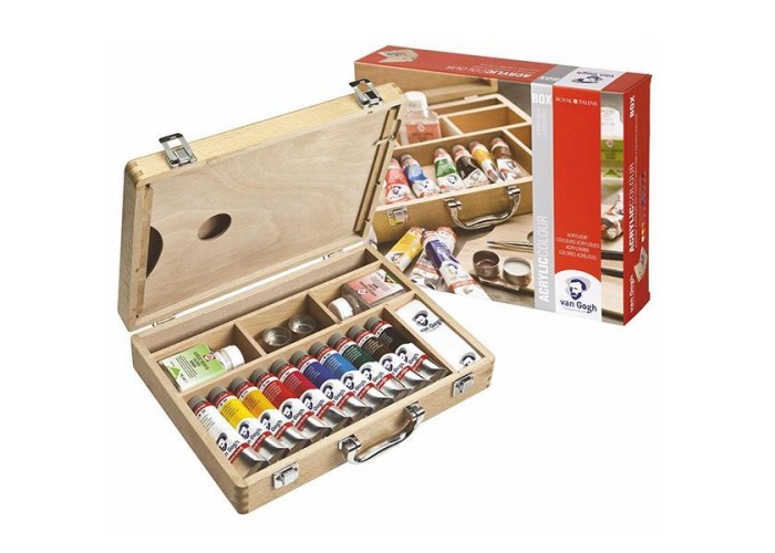 Talens van gogh ακρυλικά χρώματα σετ 10τεμ. των 40ml. και 2 βοηθητικά υλικά των 75ml. Talens van gogh ακρυλικά χρώματα σετ 10τεμ. των 40ml. και 2 βοηθητικά υλικά των 75ml.