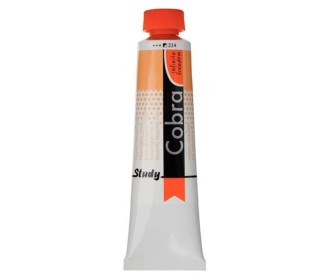 Talens Cobra Study water mixable oil 224 naples yellow red 40ml. Talens Cobra Study water mixable oil 224 naples yellow red 40ml.
