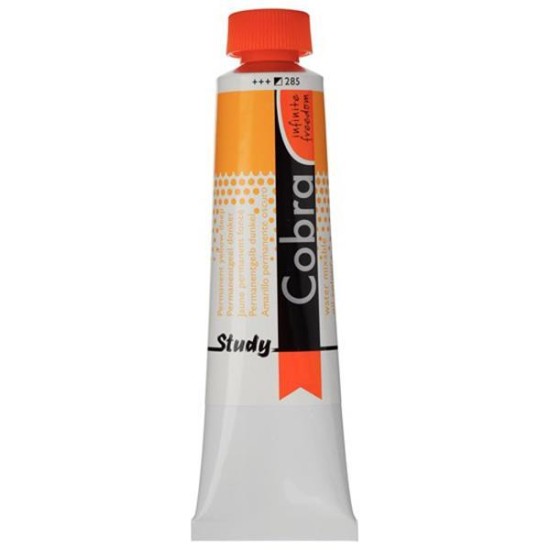 Talens Cobra Study water mixable oil 285 perm. yellow deep 40ml. Talens Cobra Study water mixable oil 285 perm. yellow deep 40ml.