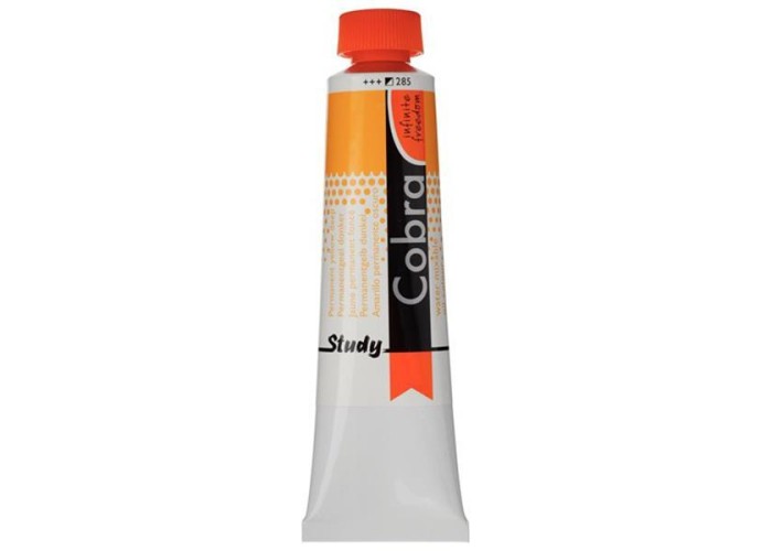Talens Cobra Study water mixable oil 285 perm. yellow deep 40ml. Talens Cobra Study water mixable oil 285 perm. yellow deep 40ml.