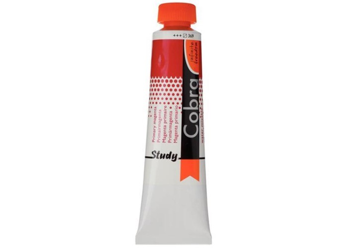 Talens Cobra Study water mixable oil 369 prim. magenta 40ml.