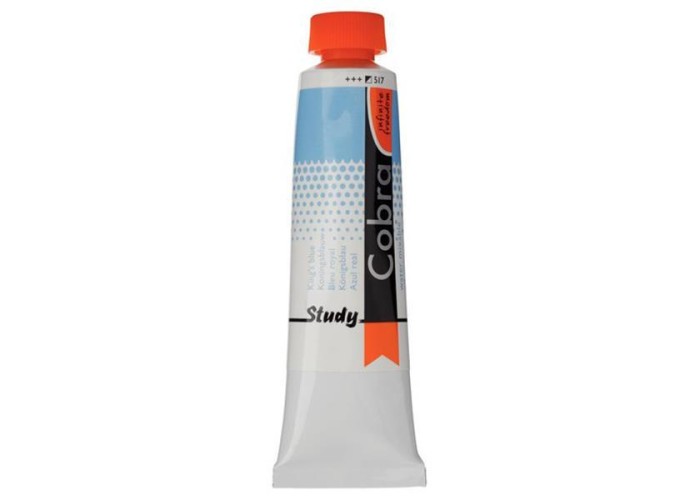 Talens Cobra Study water mixable oil 517 kings blue 40ml.