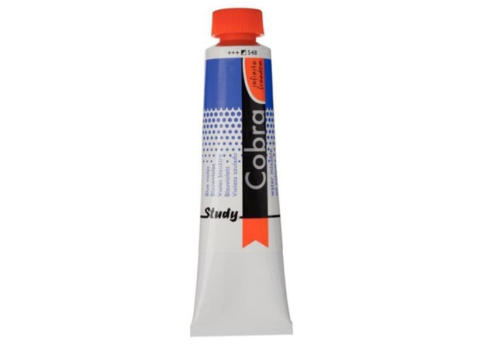 Talens Cobra Study water mixable oil 548 blue violet 40ml.