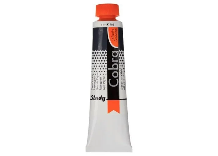 Talens Cobra Study water mixable oil 708 paynes grey 40ml.
