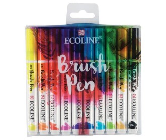 Talens ecoline brushpen σετ 10 τεμ.