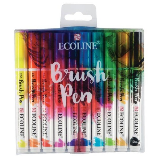 Talens ecoline brushpen σετ 10 τεμ. Talens ecoline brushpen σετ 10 τεμ.